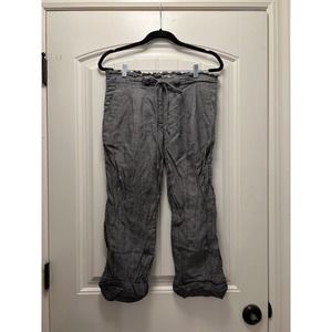 3.1 Phillip Lim Women’s Mid Rise Wide Leg Flat Front Casual Pants Size 6 Gray‎